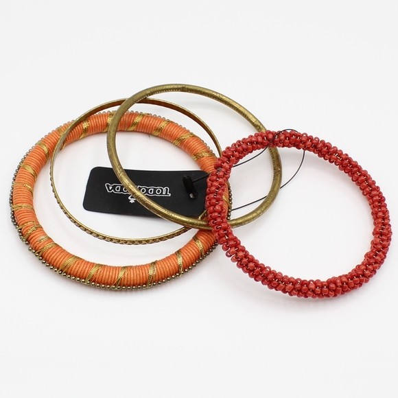 Jewelry - Bundle of boho bangle bracelets